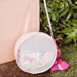 Ban.do Peachy Pink Circle Mesh Bag